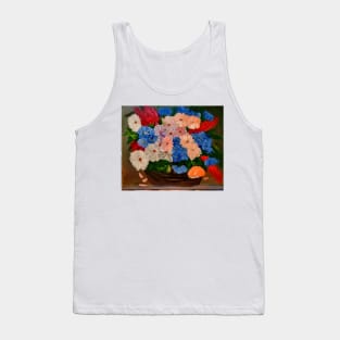 A lovely basket of of mixed flowers Tank Top